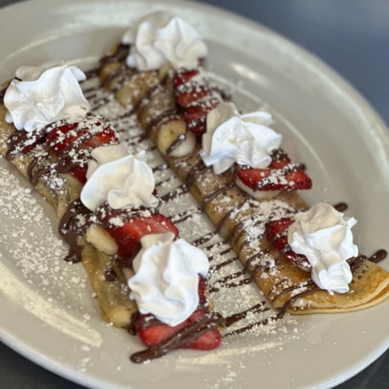 Savory and Sweet Crepes at Our Cafe