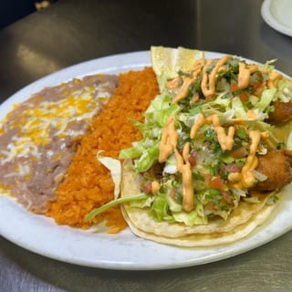 Fish Taco Plate