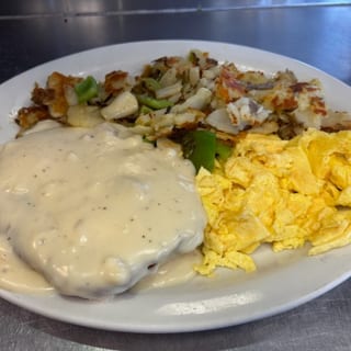 Chicken Fried Steak & Eggs