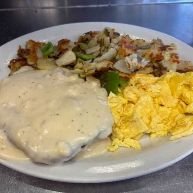 Chicken Fried Steak & Eggs.
