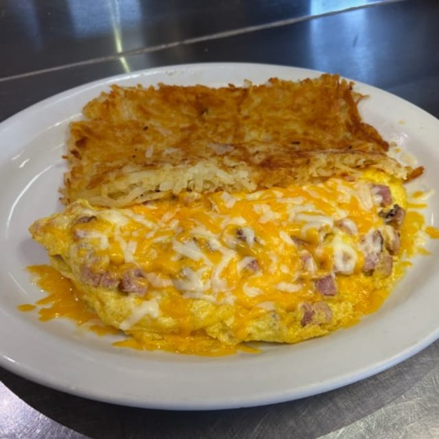 Ham & Cheese Omelette.