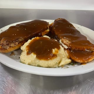 Hot Meatloaf Sandwich