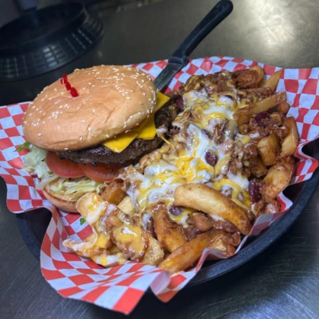 Bacon Cheese Burger.