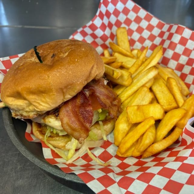 California Chicken Sandwich on Brioche Bun.
